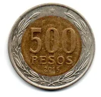 Chile - 2015 - 500 Pesos