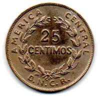 Costa Rica - 1948 - 25 Centimos - Foto 2