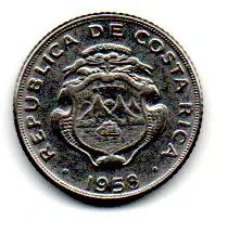 Costa Rica - 1958 - 5 Centimos
