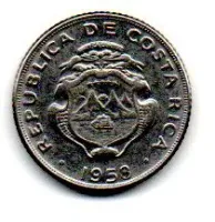 Costa Rica - 1958 - 5 Centimos