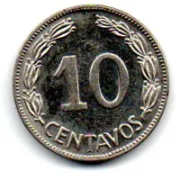 Equador - 1968 - 10 Centavos - Foto 2