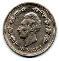 Equador - 1977 - 1 Sucre - Foto 2