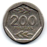 Espanha - 1987 - 200 Pesetas - Foto 2