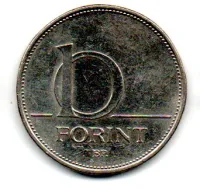 Hungria - 1995 - 10 Forint - Foto 2