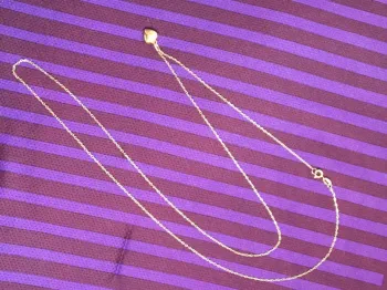 Cordão de Ouro maciço 7.50 (Fino)-Femenino