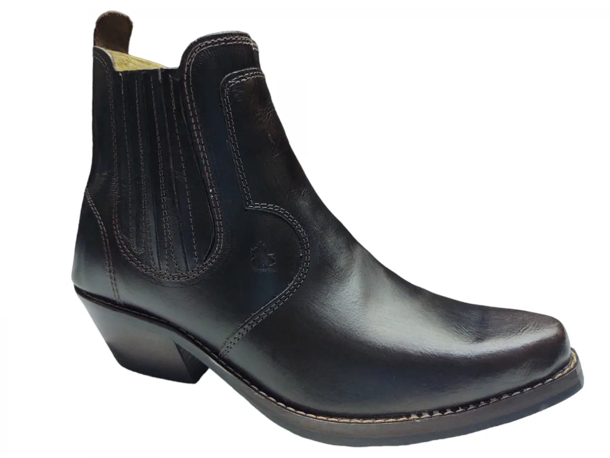 Ref: 0435 - Bota Country Garrutti - Cor Pinhão Fóssil Imagem
