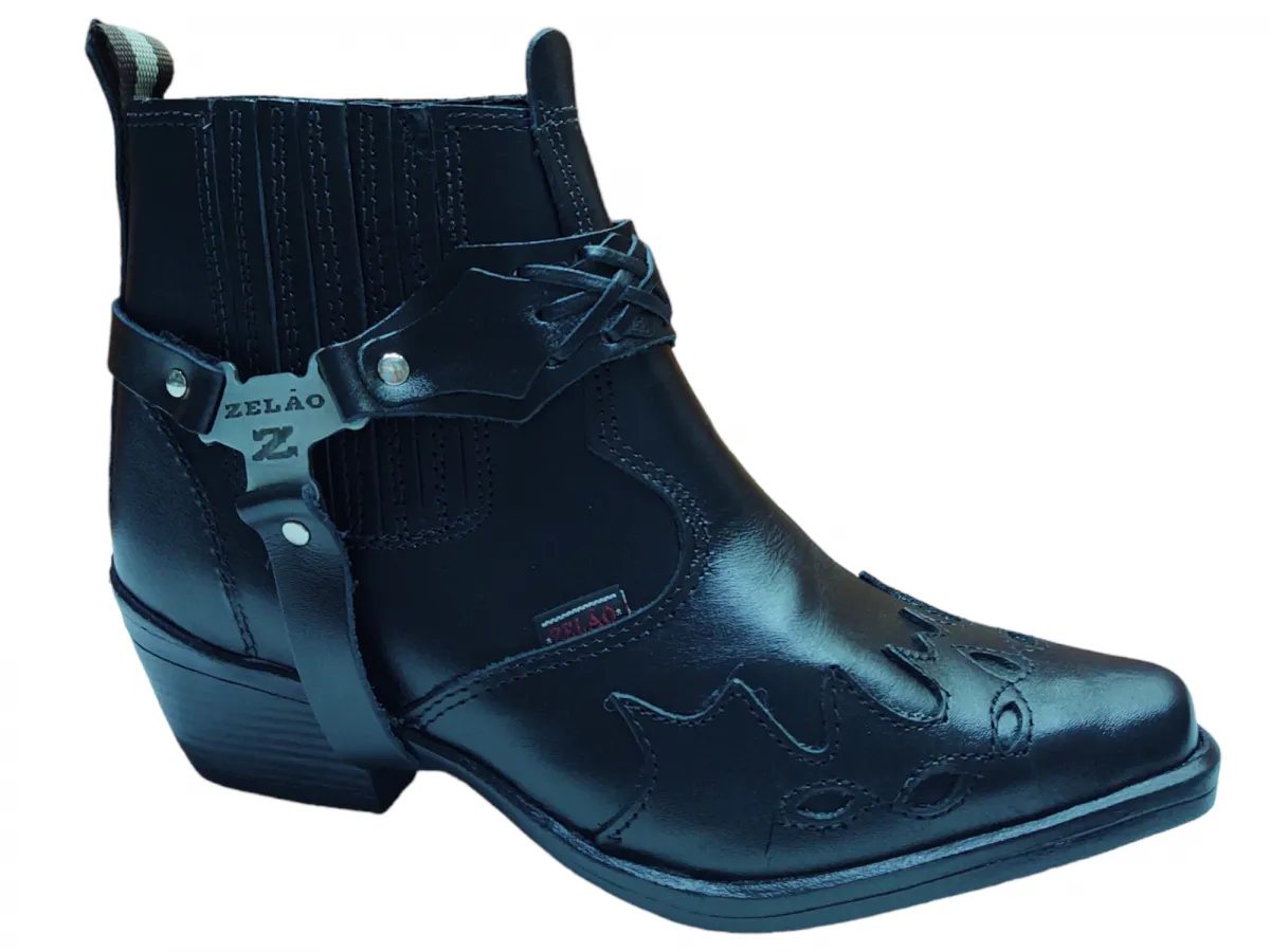 Ref: 115B - Bota Country Zelão - Cor Preto