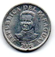 Paraguai - 2008 - 50 Guaranies