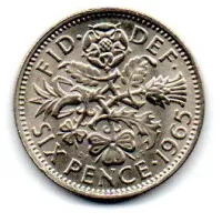 Reino Unido - 1965 - 6 Pence