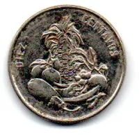 República Dominicana - 1989 - 10 Centavos - Foto 2