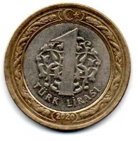 Turquia - 2020 - 1 Lira