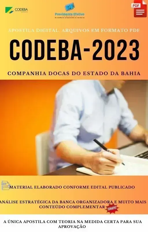 Apostila CODEBA Engenheiro Segurança do Trabalho Prova 2023 Imagem
