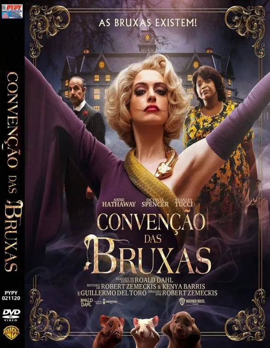 DVD CONVENÇAO DAS BRUXAS - ANNE HATHAWAY