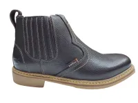 Ref: 51050SC - Botina Zebu Elástico - Cor Café 
