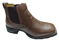 Ref: 057110 - Botina Zebu Texana Cano Curto - Cor Whisky - Foto 2