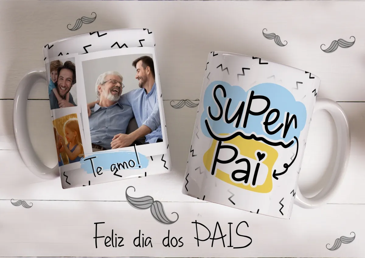 Caneca Dia Dos Pais - Diversos Modelos a Sua Escolha