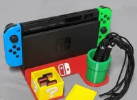 Suporte Para Nintendo Switch Dock Tema Super Mario