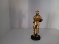 Estatueta Comemorativa Ayrton Senna 15cm - Foto 2
