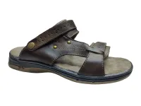 Ref: 9079 - Sandália/Papete Hurkus Monge - Cor Amendoa. - Foto 3