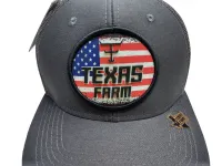 Ref: TF 441 - Boné Country Texas Farm U.S.A - Cor Chumbo - Foto 3