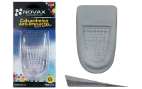 Calcanheira Anti-Impacto em Gel Novax - Alívio para Esporão e Dores no Calcanhar