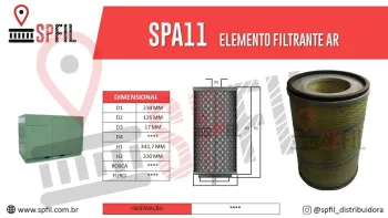 ELEMENTO FILTRANTE AR SPA11