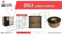 ELEMENTO FILTRANTE AR SPA14