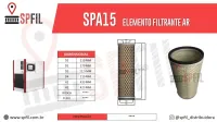 ELEMENTO FILTRANTE AR SPA15