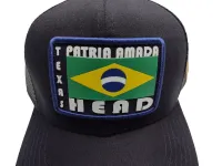 Ref: TH022 - Boné Texas Head Pátria Amada - Cor Preto - Foto 3