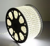 Mangueira Fita de LED Chata Rolo 100mts Branca Fria  - Foto 8