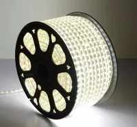Mangueira Fita de LED Chata Rolo 100mts Branca Quente - Foto 3