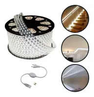 Mangueira Fita de LED Chata Rolo 100mts AMARELA - Foto 13