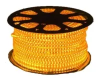 Mangueira Fita de LED Chata Rolo 100mts AMARELA - Foto 2