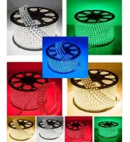 Mangueira Fita de LED Chata Rolo 100mts BRANCA MORNA 4000K - Foto 5