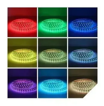 Mangueira Fita de LED Chata Rolo 100mts RGB