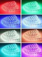 Mangueira Fita de LED Chata Rolo 100mts RGB - Foto 8