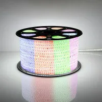 Mangueira Fita de LED Chata Rolo 100mts RGB - Foto 2