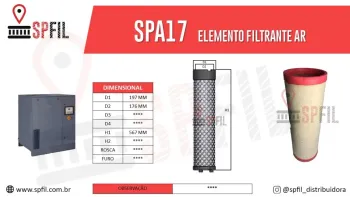 ELEMENTO FILTRANTE AR SPA17
