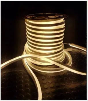 Mangueira Neon LED Rolo 100mts Branca Quente