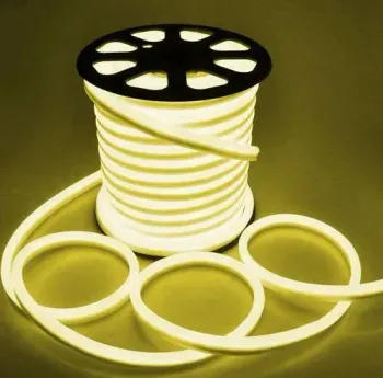 Mangueira Neon LED Rolo 100mts Branca Morno 4000k