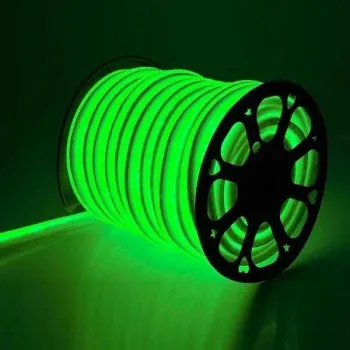 Mangueira Neon LED Rolo 100mts Verde