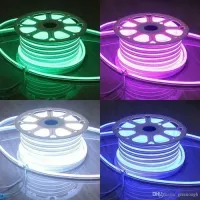 Mangueira Neon LED Rolo 100mts Rosa - Foto 8