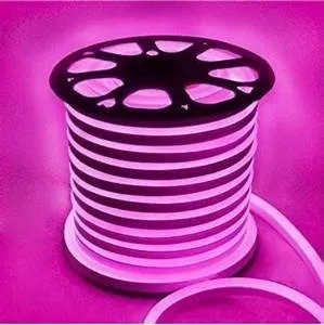 Mangueira Neon LED Rolo 100mts Rosa