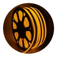 Mangueira Neon LED Rolo 100mts Ambar - Foto 12