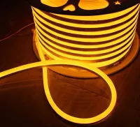Mangueira Neon LED Rolo 100mts Ambar - Foto 2