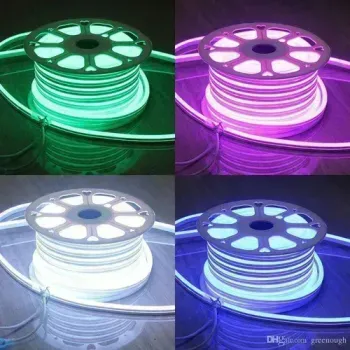 Mangueira Neon LED Rolo 100mts Azul claro - Foto 2