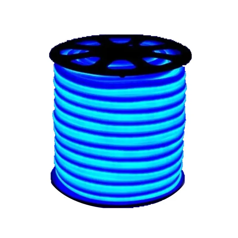 Mangueira Neon LED Rolo 100mts Azul claro Imagem