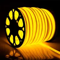 Mangueira Neon LED Rolo 100mts Amarelo - Foto 2