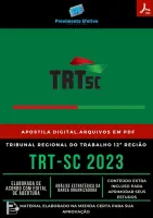 Apostila TRT SC Oficial de Justiça Avaliador Federal 2023