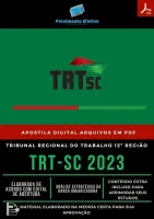 Apostila TRT SC TÉCNICO Área Agente Polícia Judicial 2023